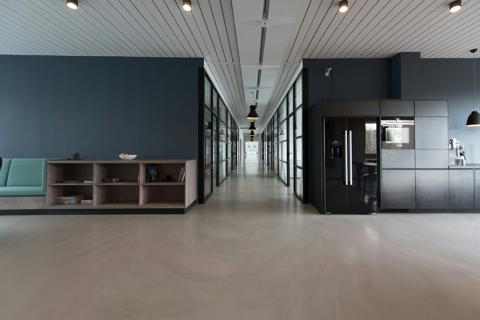 A calm, modern office space
